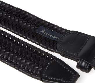 Andersons Stretch Woven Leather Belt