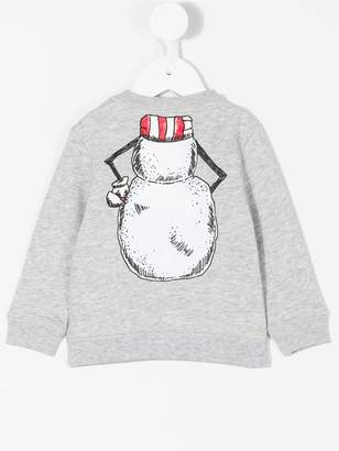 Stella McCartney Kids snowman printed top