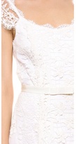 Thumbnail for your product : Collette Dinnigan Lace Paneled Gown