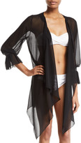 Thumbnail for your product : Shan Clara Bell-Sleeve Coverup Kimono