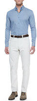 Thumbnail for your product : Ermenegildo Zegna Cotton/Cashmere Five-Pocket Pants, Cream