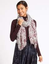 Thumbnail for your product : Marks and Spencer Floral Print Scarf