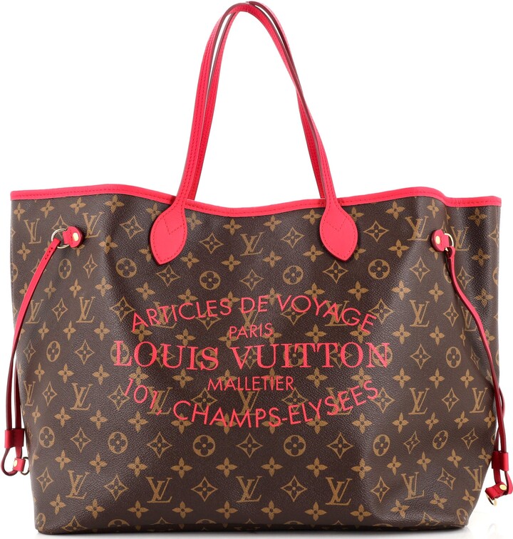 Louis Vuitton Red Leather City Steamer Bag - ShopStyle