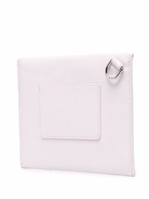 Courreges Wrist-Strap Envelope Clutch Bag