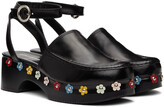 Thumbnail for your product : Nicole Saldaña SSENSE Exclusive Black Bibi Heels