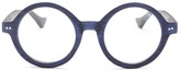 Thumbnail for your product : Ellen Tracy Unisex Vintage Round Woodlike Reading Glasses (2.00 Strength)