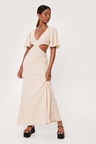 Thumbnail for your product : Nasty Gal Womens Cut Out Wide Sleeve Maxi Dress