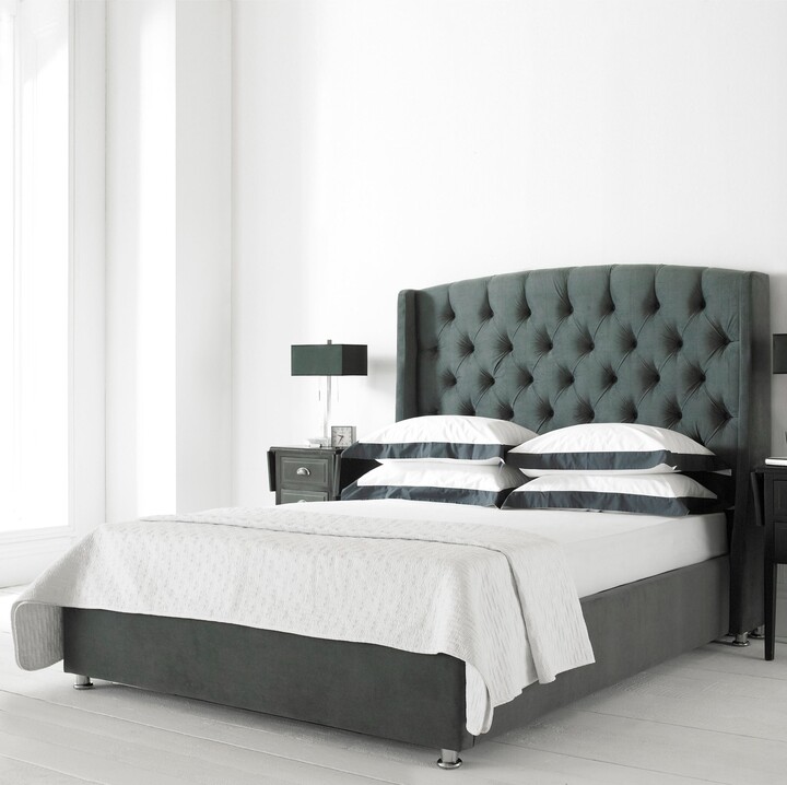 Dunelm Buckingham Ottoman Bed Frame Dark Grey ShopStyle