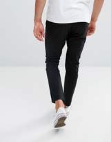Thumbnail for your product : ASOS DESIGN skinny cropped chinos in black