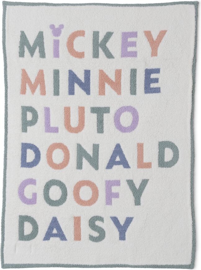 Mickey Mouse and Friends Stroller Blanket by Barefoot Dreams Official