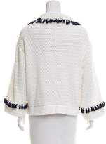 Thumbnail for your product : Tsumori Chisato Tassel-Trimmed Knit Jacket w/ Tags