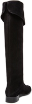 Thumbnail for your product : Charlotte Olympia Charming Suede Boots in Black