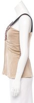 Thumbnail for your product : Alberta Ferretti Embroidered Sleeveless Top