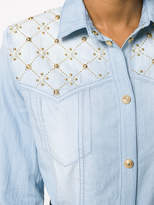 Thumbnail for your product : Balmain embellished denim shirt