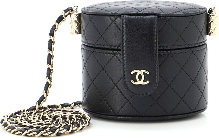 Chanel Camellia Cosmetic Case Leather Small - ShopStyle Makeup