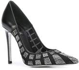 Thumbnail for your product : Rene Caovilla embellished pointed toe pumps
