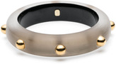 Thumbnail for your product : Alexis Bittar Large Golden Studded Bangle