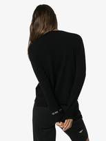 Thumbnail for your product : Valentino rose chain intarsia jumper