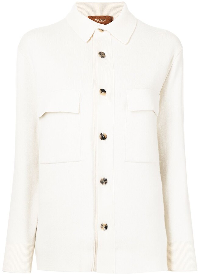 White Button Down Cardigan Sweater | Shop the world's largest 