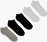 Thumbnail for your product : boohoo Trainer Socks 5 Pack