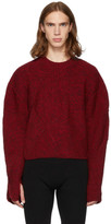 Thumbnail for your product : Judy Turner Red Merino Wool Crush Sweater