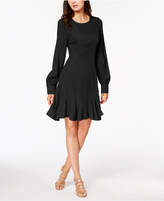 Thumbnail for your product : Bar III Ruffle-Hem Fit & Flare Dress, Created for Macy's