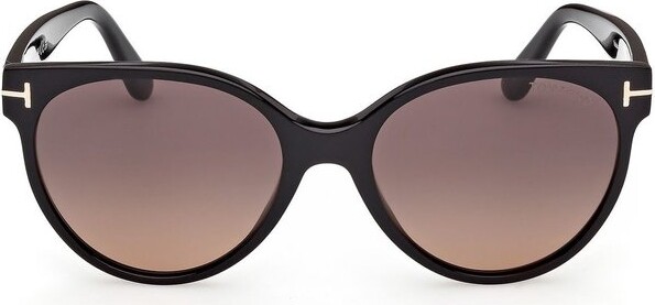 Tom Ford Eyewear Tallulah Round Frame Sunglasses