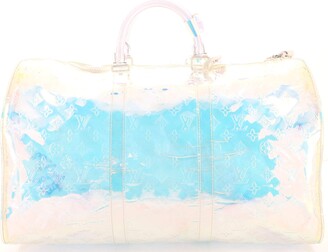 Louis Vuitton Keepall Bandouliere Bag Limited Edition Monogram Prism PVC 50  - ShopStyle