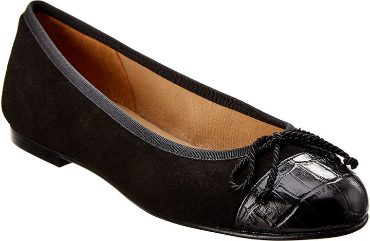 rosalind suede ballet flat