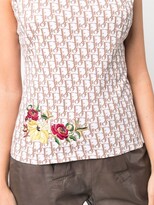 Thumbnail for your product : Christian Dior 2005 pre-owned Trotter pattern tank top
