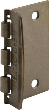 PrimeLine Prime-Line Flip Action Door Lock Reversible Antique Brass Privacy Lock with Anti-Lock Out Screw for Child Safe Mode, 2-3/4" (Single Pack)