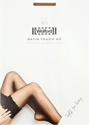 Wolford Satin Touch 20 Lace Knee-High Stockings