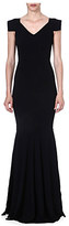 Thumbnail for your product : Roland Mouret Bodas cap-sleeved gown