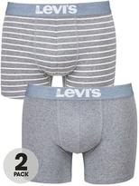 Thumbnail for your product : Levi's 2pk Stripe/Plain Trunks