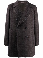 Thumbnail for your product : Tagliatore Check-Print Double-Breasted Coat