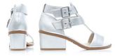 Thumbnail for your product : New Look Teens White Double T-Bar Strap Block Heeled Sandals
