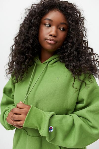 green champion sweatshirt womens