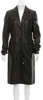 Thumbnail for your product : Loewe Leather Long Coat w/ Tags