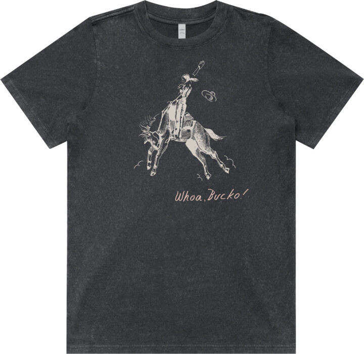 ABLE Whoa Bucko Short Sleeve Tee Black Stone