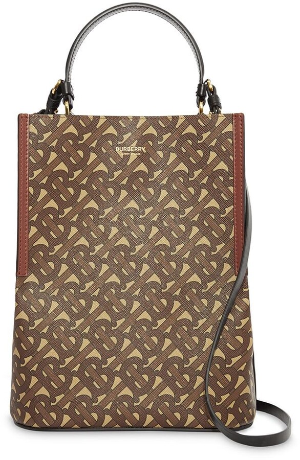 burberry monogram tote bag
