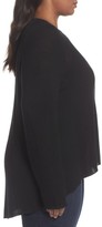 Thumbnail for your product : Eileen Fisher Plus Size Women's Seam Front Merino Sweater