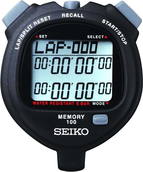 SEIKO S056B - 100 Lap Memory Stopwatch