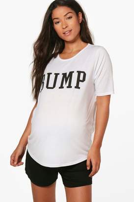 boohoo Maternity Penelope Bump T-Shirt + Short PJ Set
