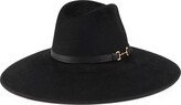Thumbnail for your product : Gucci Felt wide brim hat with Horsebit