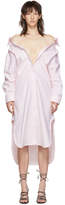 Thumbnail for your product : Alexander Wang Pink and White Falling Shirt Dress