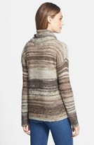 Thumbnail for your product : Curio Textured Stripe Cowl Neck Sweater (Regular & Petite)