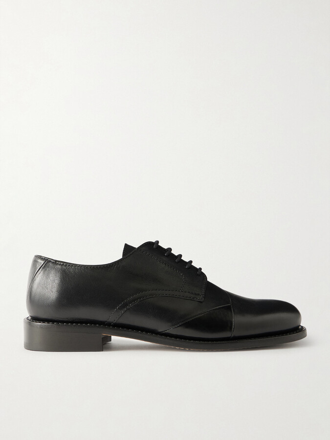 Our Legacy Patched Parade Leather Derby Shoes