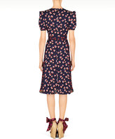 Thumbnail for your product : Gucci Beach Ball Printed Silk Retro Dress, Blue