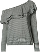 Brunello Cucinelli - single shoulder knitted blouse - women - Cachemire/laine vierge - XS