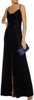 Thumbnail for your product : Rachel Zoe Felicitti Draped Stretch-velvet Gown